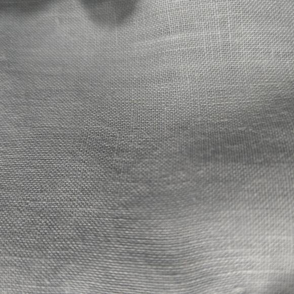 Match Point Linen Tunic Light Blue Collared V Neck Long Sleeve Popover Shirt XL - Picture 11 of 13